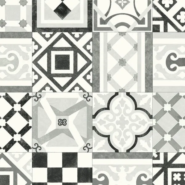 Black & White Candy Vinyl Flooring