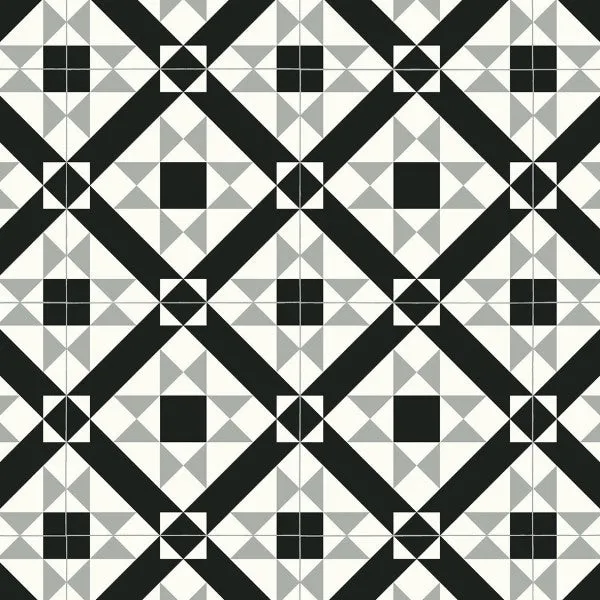Black & White Candy Vinyl Flooring