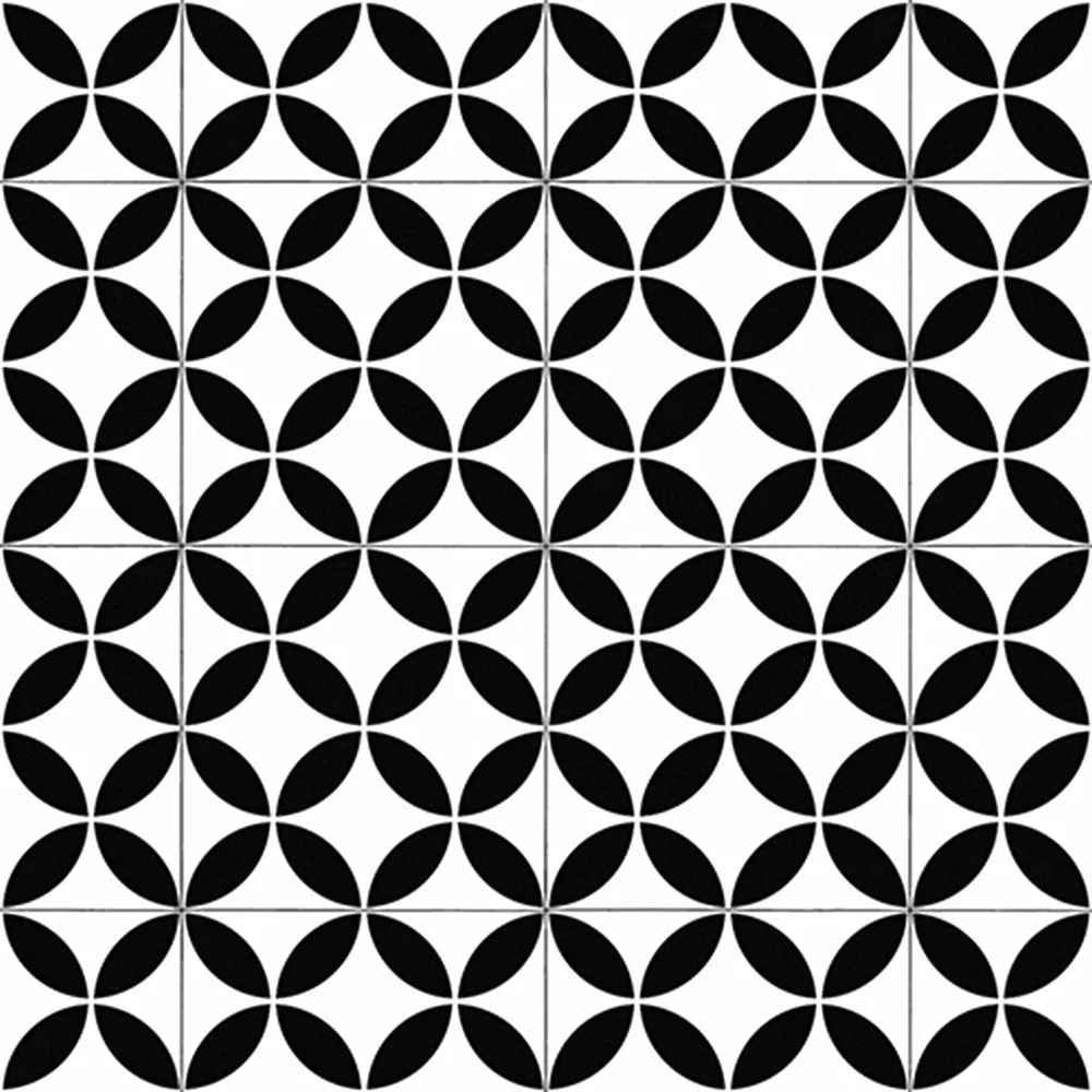 Black & White Candy Vinyl Flooring