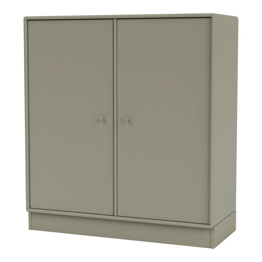 Cabinet 1118 - 2 Lacquered Doors, Plinth Base