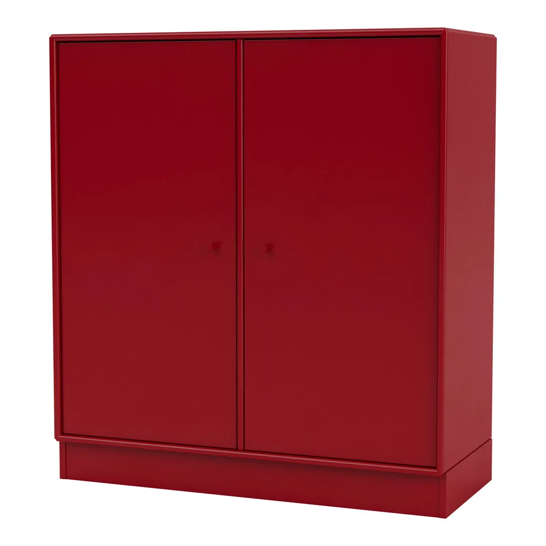 Cabinet 1118 - 2 Lacquered Doors, Plinth Base
