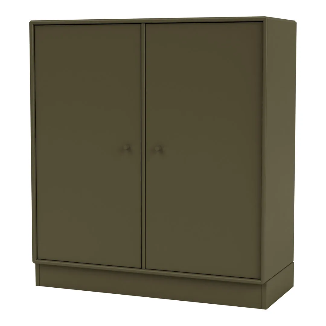 Cabinet 1118 - 2 Lacquered Doors, Plinth Base
