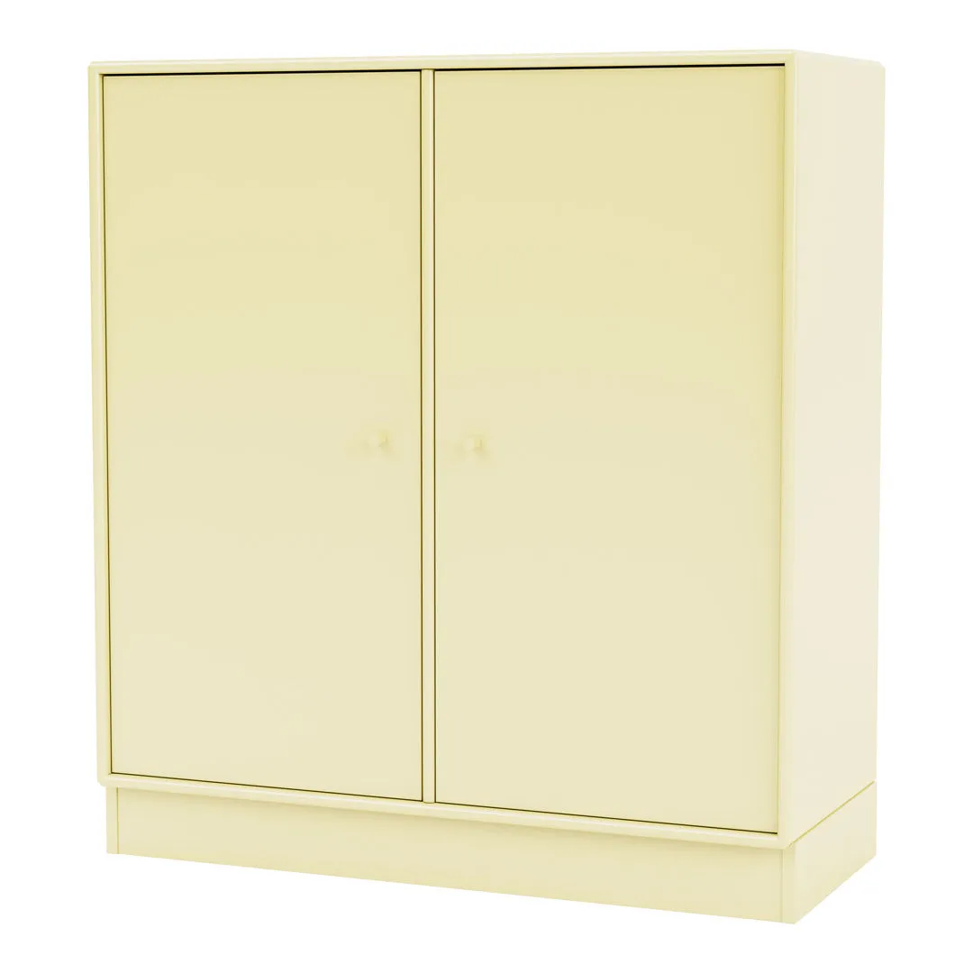 Cabinet 1118 - 2 Lacquered Doors, Plinth Base