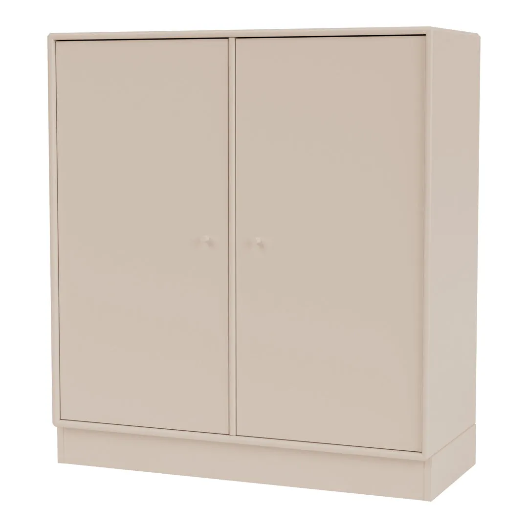 Cabinet 1118 - 2 Lacquered Doors, Plinth Base