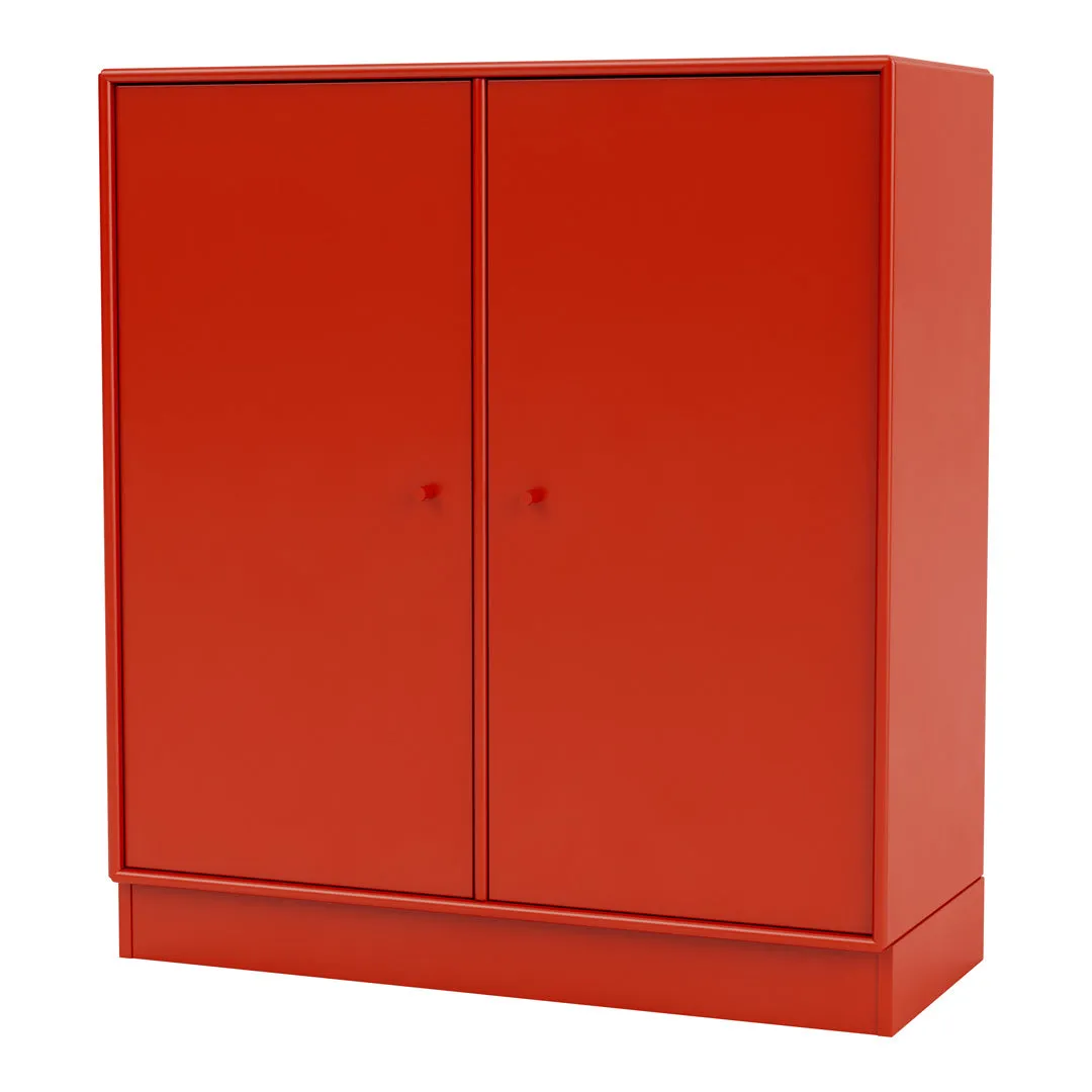Cabinet 1118 - 2 Lacquered Doors, Plinth Base