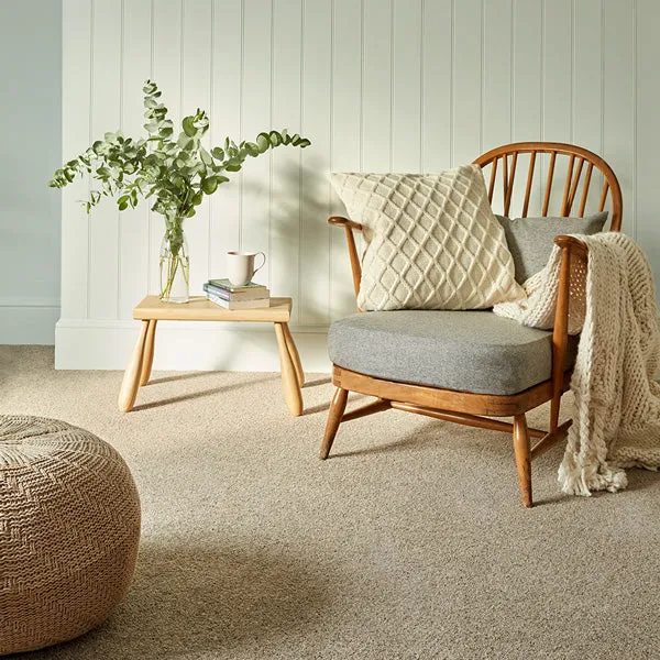 Natural Berber Twist Deluxe 55oz Carpet by Cormar
